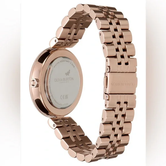 Olivia Burton Dogwood Carnation Rose Gold Watch display picture 3